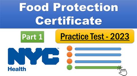 If successful, your certificate will be mailed to you after two weeks. . Nyc food protection final exam questions